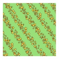 Diagonal Stars On Green Paper