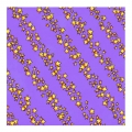 Diagonal Stars On Purple Paper