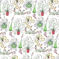 Swirly Christmas Paper