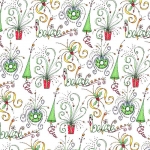 Swirly Christmas Paper