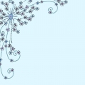 Swirly Snowflakes Paper