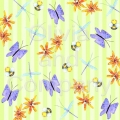 Watercolor Insects Paper