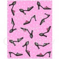 Pumps On Pink Paper