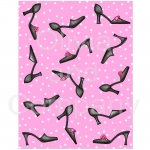 Pumps On Pink Paper