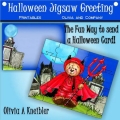 Halloween Jigsaw Greeting Card