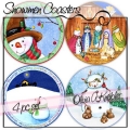 Snowman Coasters