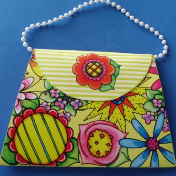 Floral Purse Gift Bag