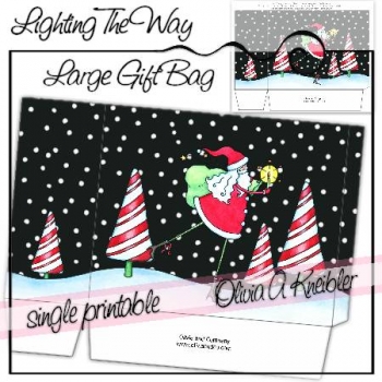 Lighting The Way Large Gift Bag