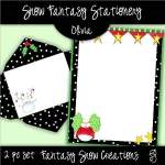 Snow Fantasy Stationery