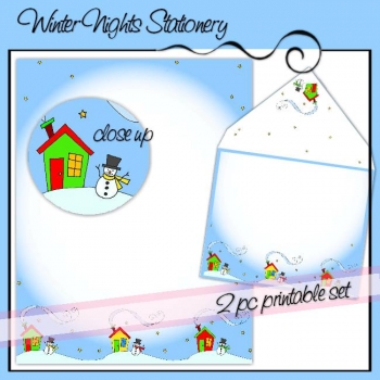 Winter Nights Stationery